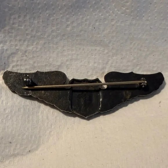WWII Era Glider “G” Military Flight Pilot Wings Pin - Picture 3 of 5